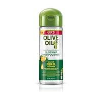 ORS Olive Oil Glossing Hair Polisher 177 ml - Enriquecido con Aceite de Oliva del Mediterráneo, Aceite de Coco y Aceite de Abisinia para dar brillo y antiencrespamiento, hidrata y protege del calor