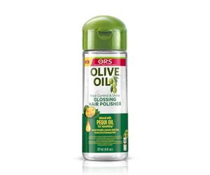 ORS Olive Oil Glossing Hair Polisher 177 ml - Enriquecido con Aceite de Oliva del Mediterráneo, Aceite de Coco y Aceite de Abisinia para dar brillo y antiencrespamiento, hidrata y protege del calor