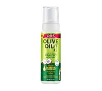 ORS Olive Oil Hold & Shine Wrap Set 207 ml - Espuma capilar 207 ml - con colágeno, pantenol y aceite de oliva para un cabello sano, hidratado y brillante, de larga duración y sin apelmazar