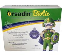Orsadin Biotic 30 Sticks x 5 g - Complemento Probiótico para Niños con Lactobacillus Rhamnosus GG, Glutamina, Lactoferrina y Vitamina B₁₂ - Suplemento para un Metabolismo Energético Normal