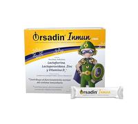 Orsadin Inmun 30 Sticks x 5 g - Suplemento para las Defensas de los Niños con Lactoferrina, Lactoperoxidasa, Zinc y Vitamina D₃ - Complemento para un Funcionamiento Normal del Sistema Inmune