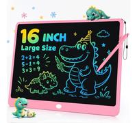 ORSEN Tableta de escritura LCD para niños, tablero de dibujo digital extragrande y pizarra blanca de aprendizaje, bloc de escritura reutilizable para dibujar, matemáticas, ortografía, regalo educativo