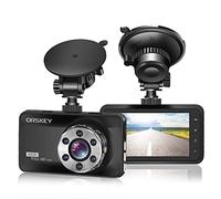 ORSKEY Cámara de Coche Dash Cam 1080P Full HD DVR Grabador de Conducción de Automóviles Cámara de Dash con Pantalla LCD de 3",170 Gran Angular,WDR, Grabación en Bucle,Detección de Movimiento,G-Sensor