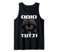 Orso Divertente Regalo I Hate People I Odio Tutti Camiseta sin Mangas