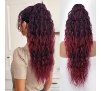 ORSUNCER - Fijación cómoda y segura: nuestras trenzas están diseñadas con una extensión sin costuras que se adapta perfectamente a tu cabello y proporciona un agarre seguro. La pinza tiene un grado