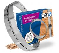 ORTA 3 hojas de sierra de cinta de acero especial, 1712 x 6 x 0,60 x 5 mm, adecuadas para separar y trabajar tipos de madera blanda