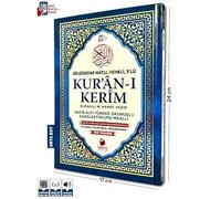 Orta Boy Satır Altı Türkçe Okunuşlu ve Türkçe Mealli Renkli Kuran-ı Kerim