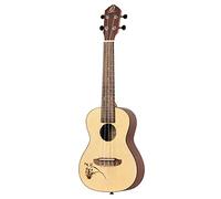 ORTEGA Bonfire Series - Ukelele de concierto RU5L, 4 cuerdas, tapa de pícea