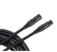 Ortega cable de micrófono XLR macho / XLR hembra recto / recto- algodón negro 6m/0.75q, OECM-20XX