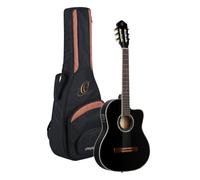 ORTEGA - RCE145BK - RCE145 black spruce guitar