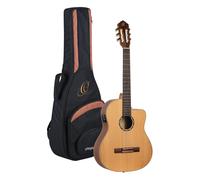 Ortega Classical Guitar Family Series Pro 44 Incluye funda Mástil delgado NT Cedro natural RCE131SN