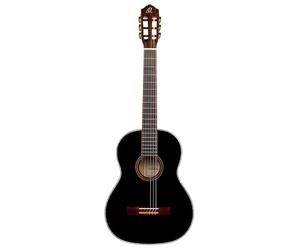 ORTEGA Family Series R221BK-L - Guitarra de concierto 4/4, 6 cuerdas, incluye funda, color negro