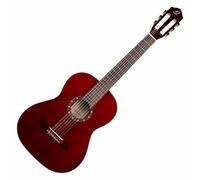 ORTEGA Guitarra Clasica Family Series 7/8 con Funda - WR - Wine Red, R121-7/8WR