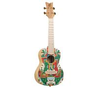 Ortega Guitars Diseño Ukelele de Concierto - Serie Artística - Picea/Catalpa - Himalaya (RUAR-HY)