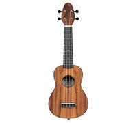 Ortega Guitars Ukelele Soprano - Keiki K3 - incluye afinador, 5 puas de grosor medio y funda estilo bolsa con cuerdas con logo Keiki - acacia, K3-ACA