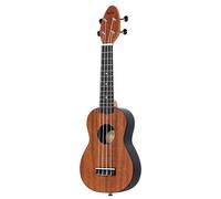 Ortega GuitarsOrtega Guitars Ukelele Soprano - Zurdo - Keiki K2 - incluye afinador, 5 puas de grosor medio y funda estilo bolsa con cuerdas con logo Keiki - Caoba auténtica, K2-MAH-L