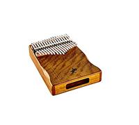 Ortega Kalimba Thumb Piano acústico - Serie Lizard - 17 Teclas - Do Mayor - Meditación, LoFi - Estuche de lujo, Bolsa de protección, Martillo de afinación, Tela polaca (OKB3)