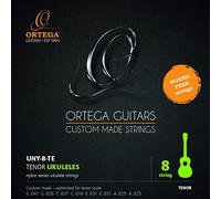 ORTEGA Nylon Ukulele Strings - 8 unidades. para Ukuleles Tenor Skale, UNY-8-TE