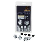 Ortega Oslopro-Cr - Cierres correa guitarra/bajo, acabado cromado