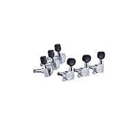 ORTEGA OTMEG33-CR - Juego de clavijas para guitarra eléctrica, 3+3, cromado