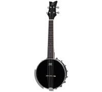 ORTEGA Banjolele Series Banjolele 4 String y funda Negro OUBJ100-SBK