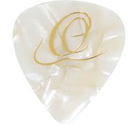 Ortega Picks White Pearl Thin 10 unidades - blanco, OGP-WP-T10