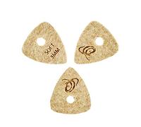 ORTEGA Púas de fieltro para instrumentos de cuerda de nailon y ukeleles - 3 mm suave / paquete de 3 unidades, OGP-F-S3