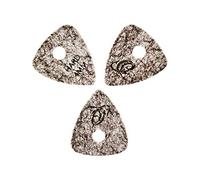 ORTEGA Púas de fieltro para instrumentos de cuerda de nailon y ukeleles - 4 mm duro/ paquete de 3 unidades., OGP-F-H3