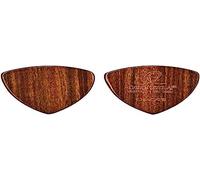 ORTEGA púas de madera chacate XL - planas / paquete de 2 unidades, OGPWXLF-CH2