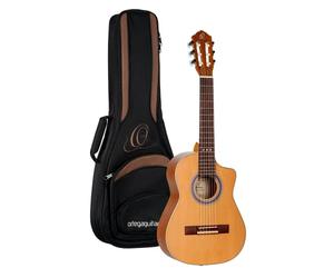 Ortega Requinto Series Pro Guitarra acústica 6 cuerdas MagusGO - + Bolsa, RQ39E