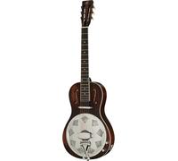 Ortega Guitars Guitarra resonadora acústica eléctrica de 6 cuerdas de la serie Americana, derecha, Whiskey Burst (RRG30E-WB)