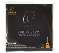 ORTEGA String Set 8-String Nylon Silver-plated Copper Wound - Fabricado en Alemania por Pyramid, OCTA-8NS