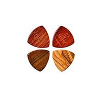 ORTEGA surtido púas de madera- Paquete de 4 unidades./ oliva / padouk / sandel / chacate XL, OGPWXLF-MIX4