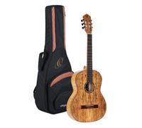 ORTEGA The Private Room - Guitarra acústica de 6 cuerdas de la serie Spalted - Maple Spalted + bolsa, RSM-REISSUE