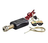 Ortega ukulele preamp set con afinador integrado - incl. Barra piezoeléctrica de 4 elementos, MAGUSUKE