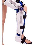 Ortesis Caída Del Pie,Rodilla Tobillo Pie Ortesis Ortopédica,Cadera Rodilla Tobillo Pie Ortesis for Fractura De Pierna Y Caída Del Pie Soporte De Rodilla Con Bisagras Fijación De La Articulación Del T