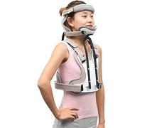 Órtesis de cabeza y cuello para el pecho, órtesis torácica cervical ajustable, órtesis cervical torácica Halo Brace Órtesis de postura del cuello para soporte de fractura, órtesis de rehabilitación c