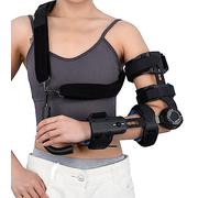 Ortesis de codo con bisagra ajustable, Férula inmovilizadora de codo for cirugía , soporte for el brazo, ortesis for la recuperación lesiones , reparación ligamentos y tendones del izquierdo(Right)