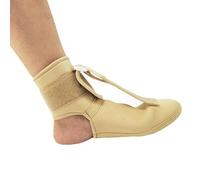 Ortesis para pie caído, Férula de estiramiento nocturno ajustable for fascitis plantar, bota ortopédica, soporte for pies, alivio del dolor (beige, S)(Beige,M)