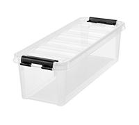 Orthex 3455070 Smart Store Classic 4 Clipbox, PP, transparente, 38x14x11 cm