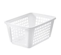 Orthex Cesta de lavado 46 L | Blanco | Hogar, baño, lavandería, juguetes, revistas, equipo deportivo | Asas ergonómicas | L59 x An 41 x H27 cm