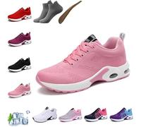 Ortho Care Schuhe Damen, Ergonomic Pain Relief Shoe, Running Shoes Summer Breathable Shoes Sports (Pink, Adulto, 41, Números, Sistema Tallas Calzado EU, Mediano)