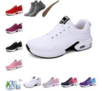 Ortho Care Schuhe Damen, Ergonomic Pain Relief Shoe, Running Shoes Summer Breathable Shoes Sports (White, Adulto, 41, Números, Sistema Tallas Calzado EU, Mediano)