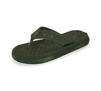 ORTHO JOY Pantuflas ortográficas extrasuaves para hombre || Pantuflas Orto-Slipper Regular para Hombre, verde oscuro, 43.5 EU