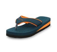 ORTHO JOY Zapatillas ortopédicas suaves para mujer para uso diario/mcr chappals para mujeres/zapatillas ortopédicas para mujer, Pavo Real Naranja, 41 EU