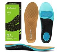 OrthoComfoot Plantillas Gel Hombre Trabajo, Fascitis Plantar Metatarsalgia Hombre Soporte de pie alto Plantillas de zapatos funcionales suaves Inserto para pies planos, dolor de pie