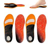 Orthoflexx Arch Support Orthotics, Orthoflexx High Arch Support Orthotics, High Arch Support Insoles Upgraded Version, Plantar Fasciitis Arch Support Insoles Inserts Women Men (2pairs,M)