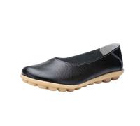 Orthopedic Loafers Shoes for Women Stylish Orthopedic Smooth Leather Ballet Shoes Dress Sneakers Casual Slip on Ballet Pumps for Women Comfortable Lightweight Slip on Flats Anti Slip Shoes