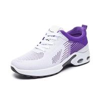 Orthopedic Running Shoes for Women - Arch Support, Breathable Mesh Sneakers for Walking, Gym, Fitness (Purple,34)