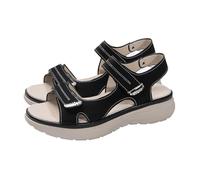 Orthopedic Sandals for Women UK Ladies Slip on Wide Fit Sandals Womens Arch Support Summer Cushion Walking Platform Shoes Casual Beach Slingback Comfy Washable Slide Sport Womens Sandal Shoes